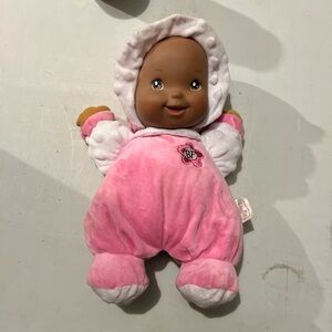 Charming Pink Baby Doll with Hood